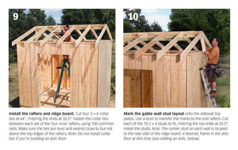 DIY Storage Garden Shed Plan Garden Shed Plans Backyard Storage Shed