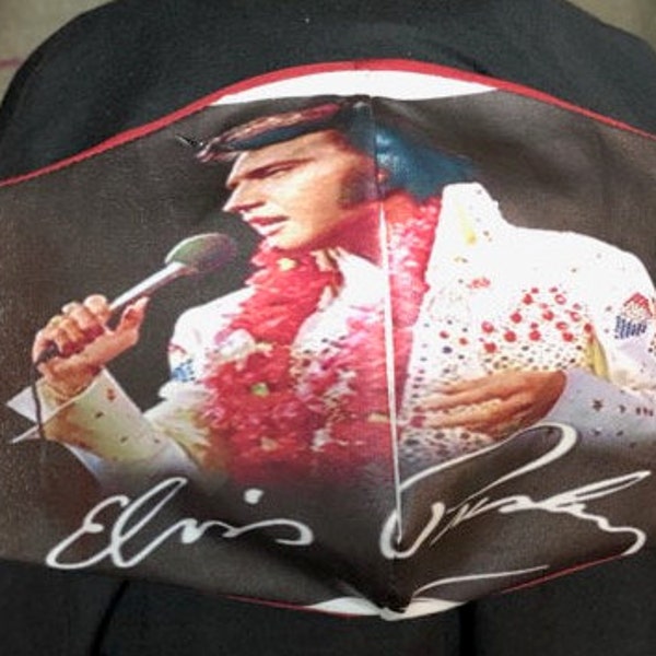 Elvis Face Mask - Etsy