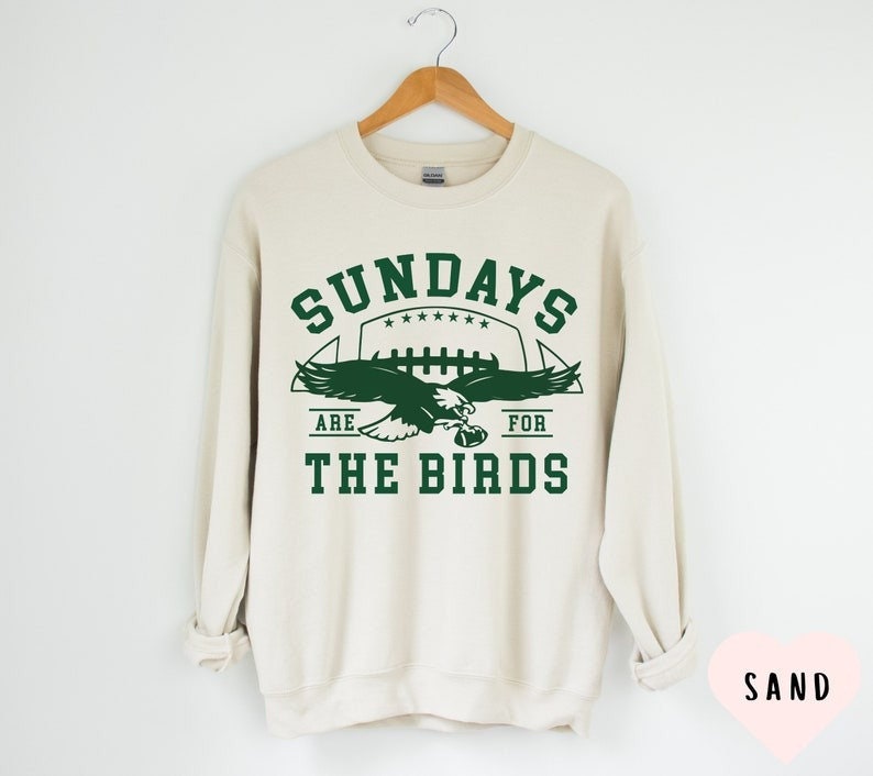 Philadelphia Eagles Sweatshirt Philadelphia Football Sweatshirt Birds ...