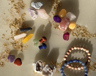 Crystal Confetti Scoops | Birthday gift Christmas gift Crystal set Gemstones Gemstone mix Unique gemstones Small crystals Gift friends