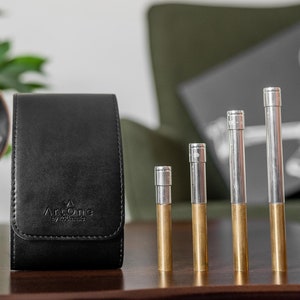 Piccolo Trumpet LEAD PIPE HOLDER. Leather Case for Piccolo Pipe. Piccolo Trumpet Accessories and Protection, Excellent Gift for Trumpeter