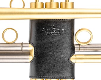 Eco-Friendly Vegan Leather Trumpet Valve Guard: Protect Your Instrument with Sustainable Trumpet Accessories Model M