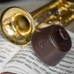 Vegan Leather Trumpet Plunger Mute: Lightweight Practice Accessory