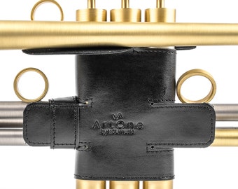 Eco-Friendly Vegan Leather Trumpet Valve Guard: Protect Your Instrument with Sustainable Trumpet Accessories Model XL