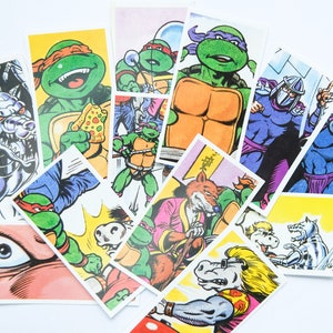 1990 Teenage Mutant Hero Turtle Collectible Picture Cards, Dimension Xescapade - Gifts / Scrap-booking / Collectibles / 90&#39;s / TMNT