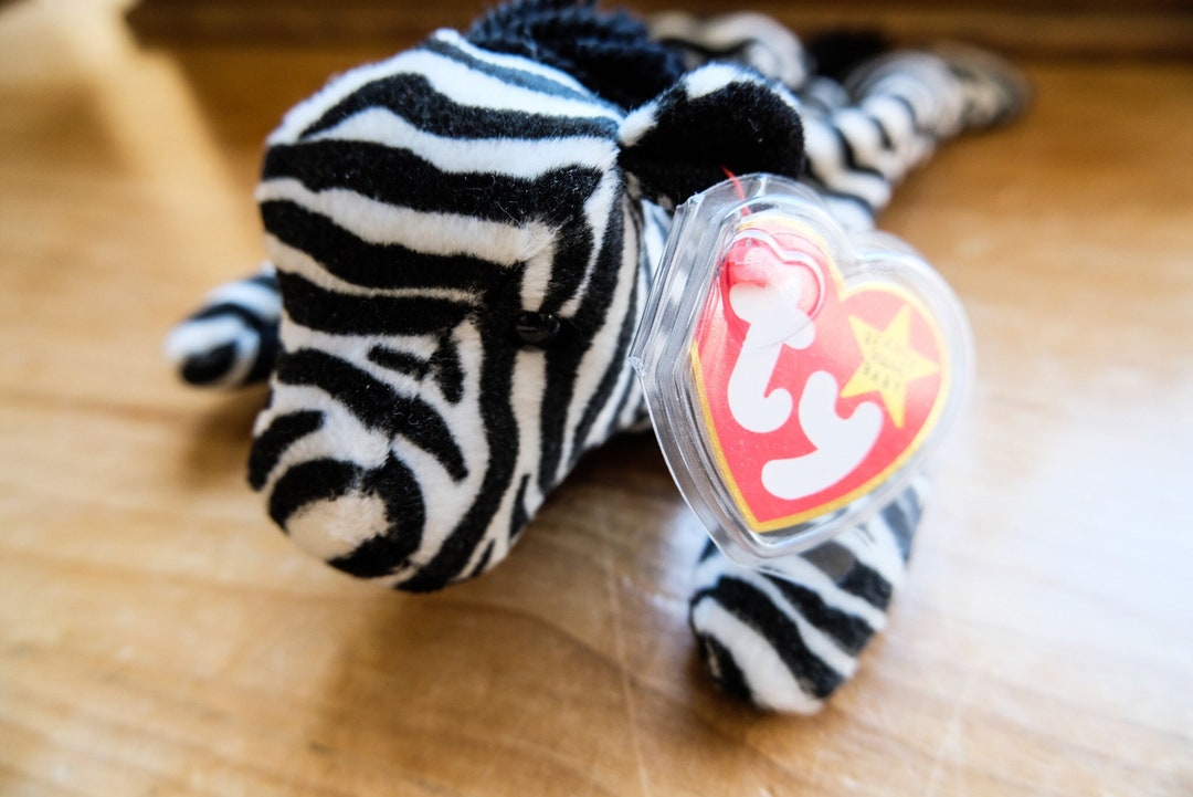 Ziggy the Zebra With Tag Error wrong Swing Tag Ty Beanie Etsy