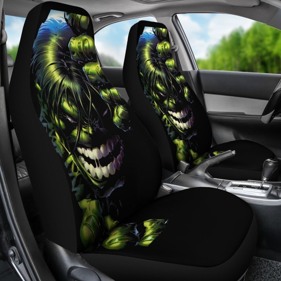 Hulk Incredible Car Seat Covers Amazing Gift Ideas Car Seat Etsy