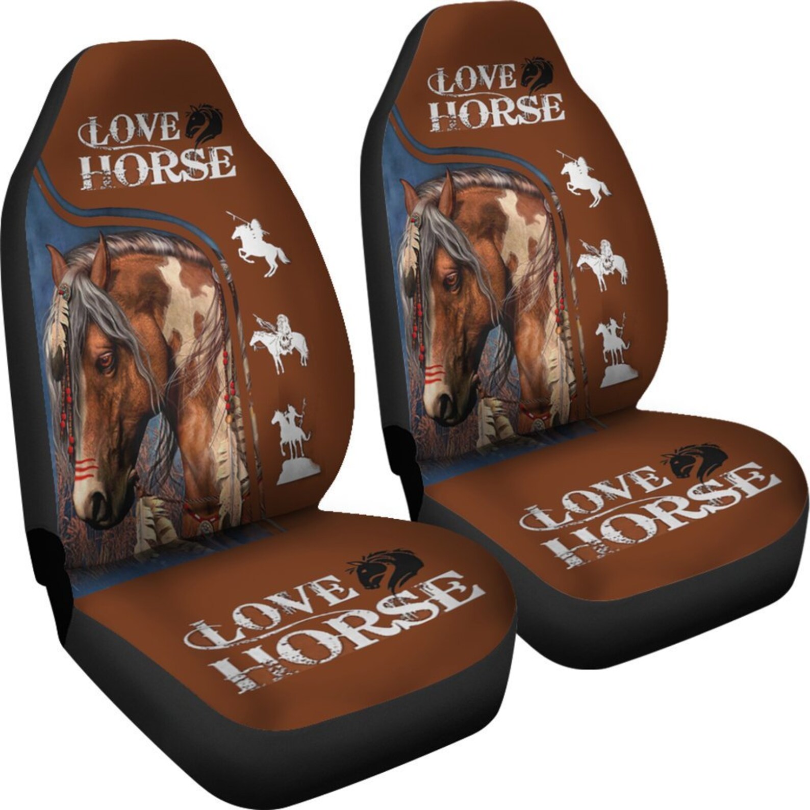Horse Lovers Car Seat Covers Fitted Seat Covers Car Etsy
