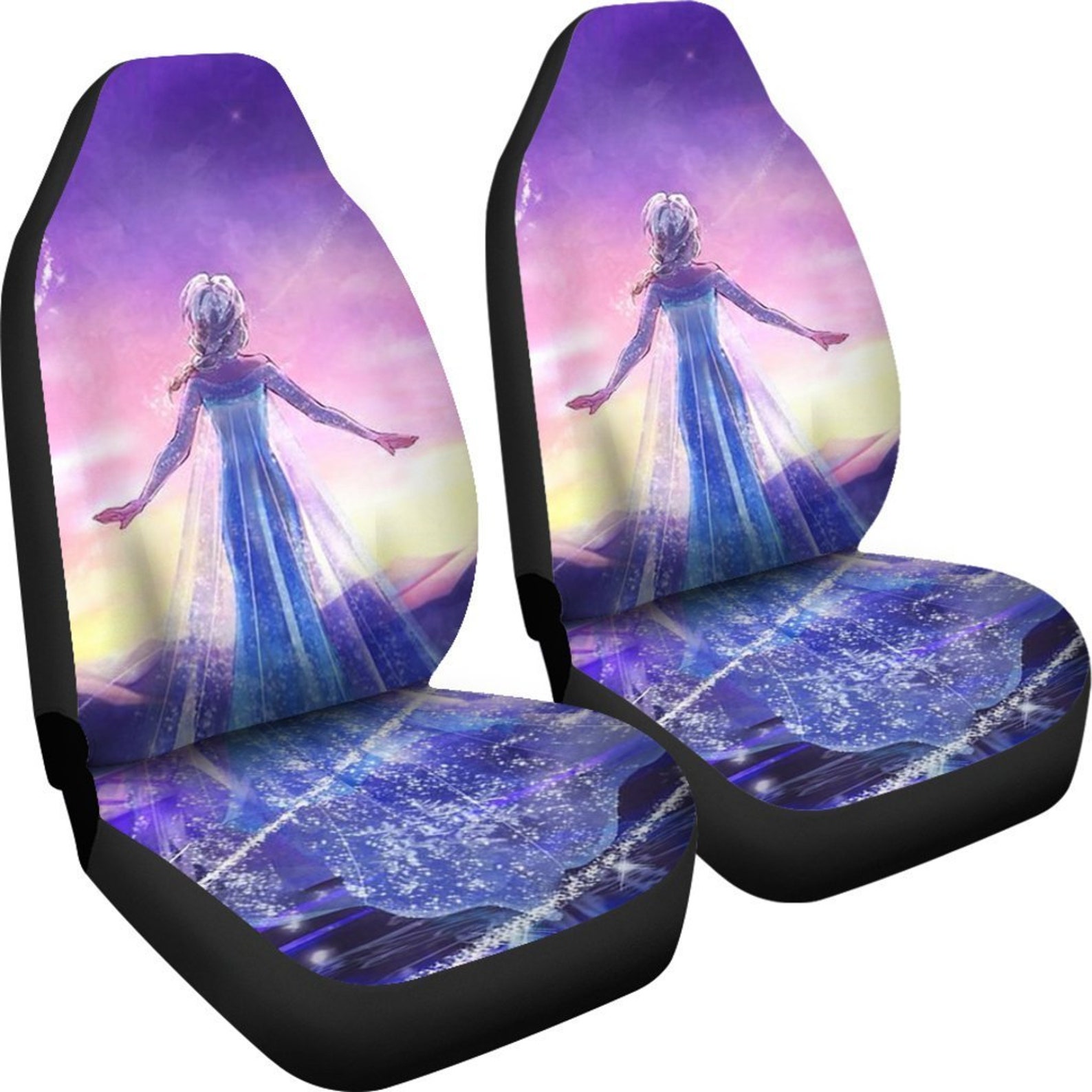Disney Princess Elsa Frozen Car Seat Covers Personalized Etsy