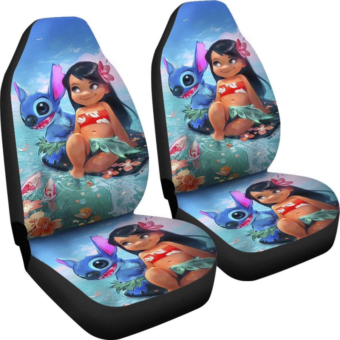 Car Seat Covers Stitch And Lilo Car Seat Covers For Etsy