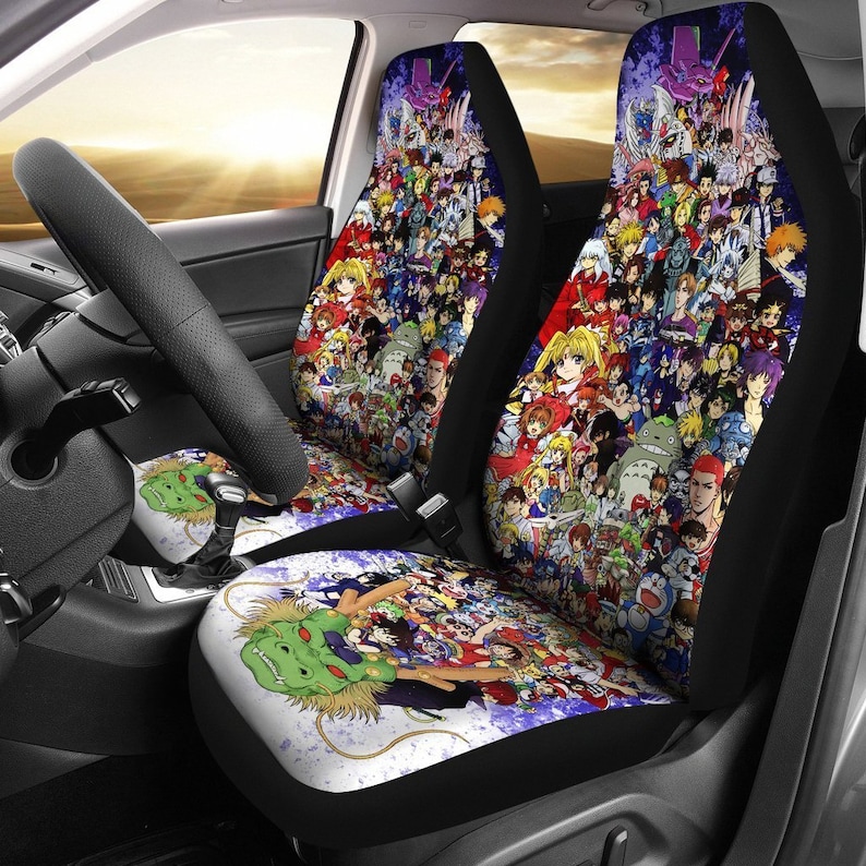 Anime Movie Car Seat Covers Anime Girl Car Seat Covers Etsy