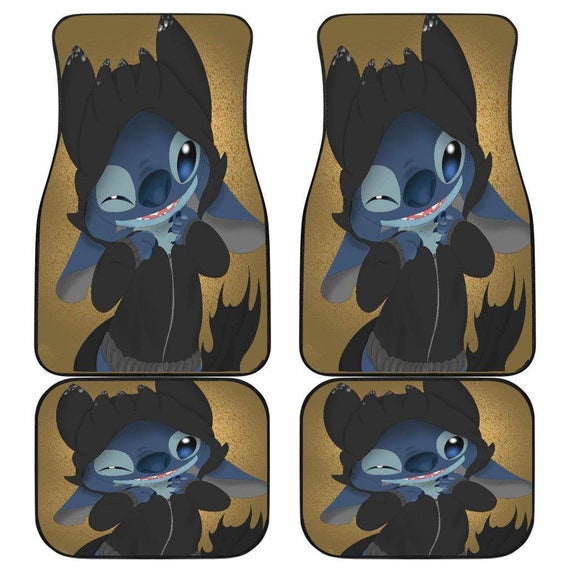 Stich Toothless Disney Rubber car mats 