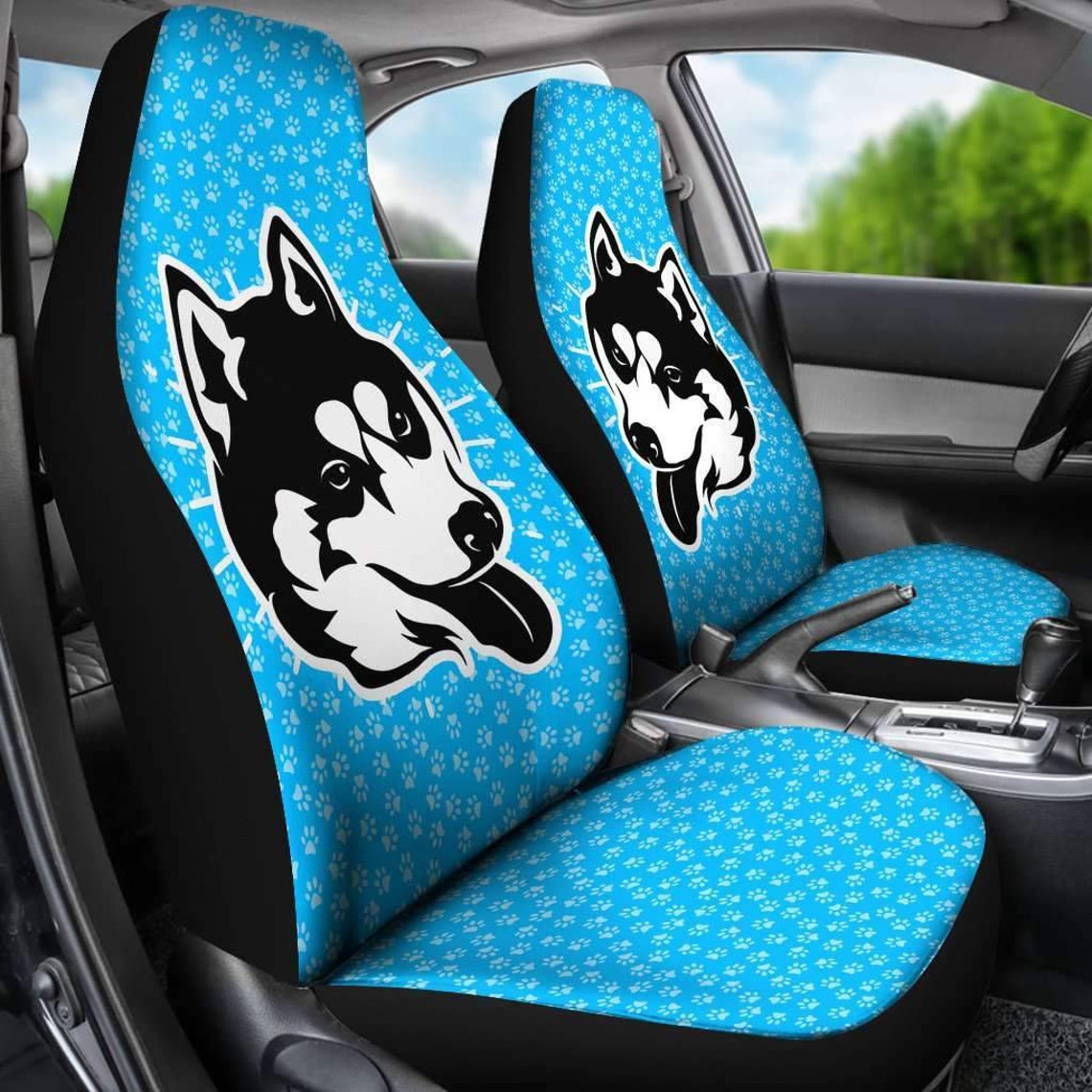 Husky Dog Paw Car Seat Covers Fitted Seat Covers Car Etsy