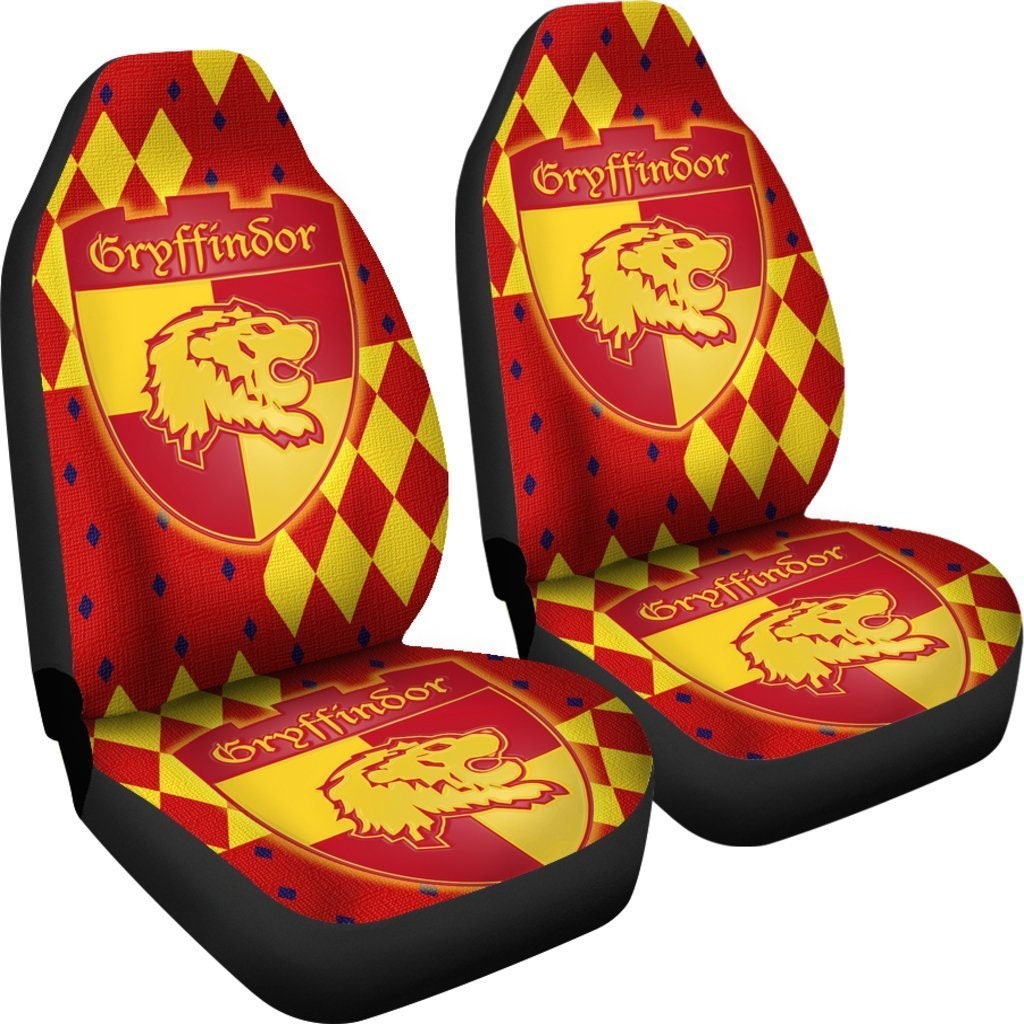 Harry Potter Griffindor Car Seat Covers Personalized Etsy