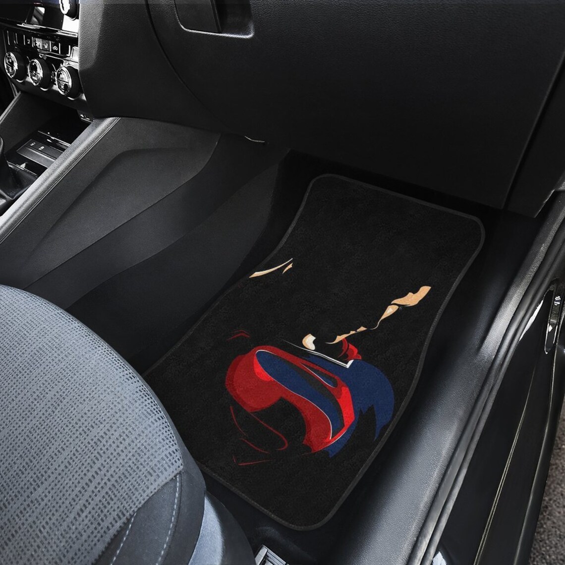 Superman Sad Car Floor mats Personalized Car Mat Custom Fit Etsy