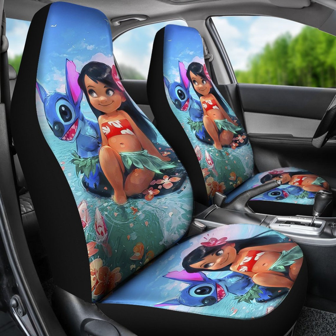 Car Seat Covers Stitch And Lilo Car Seat Covers For Etsy