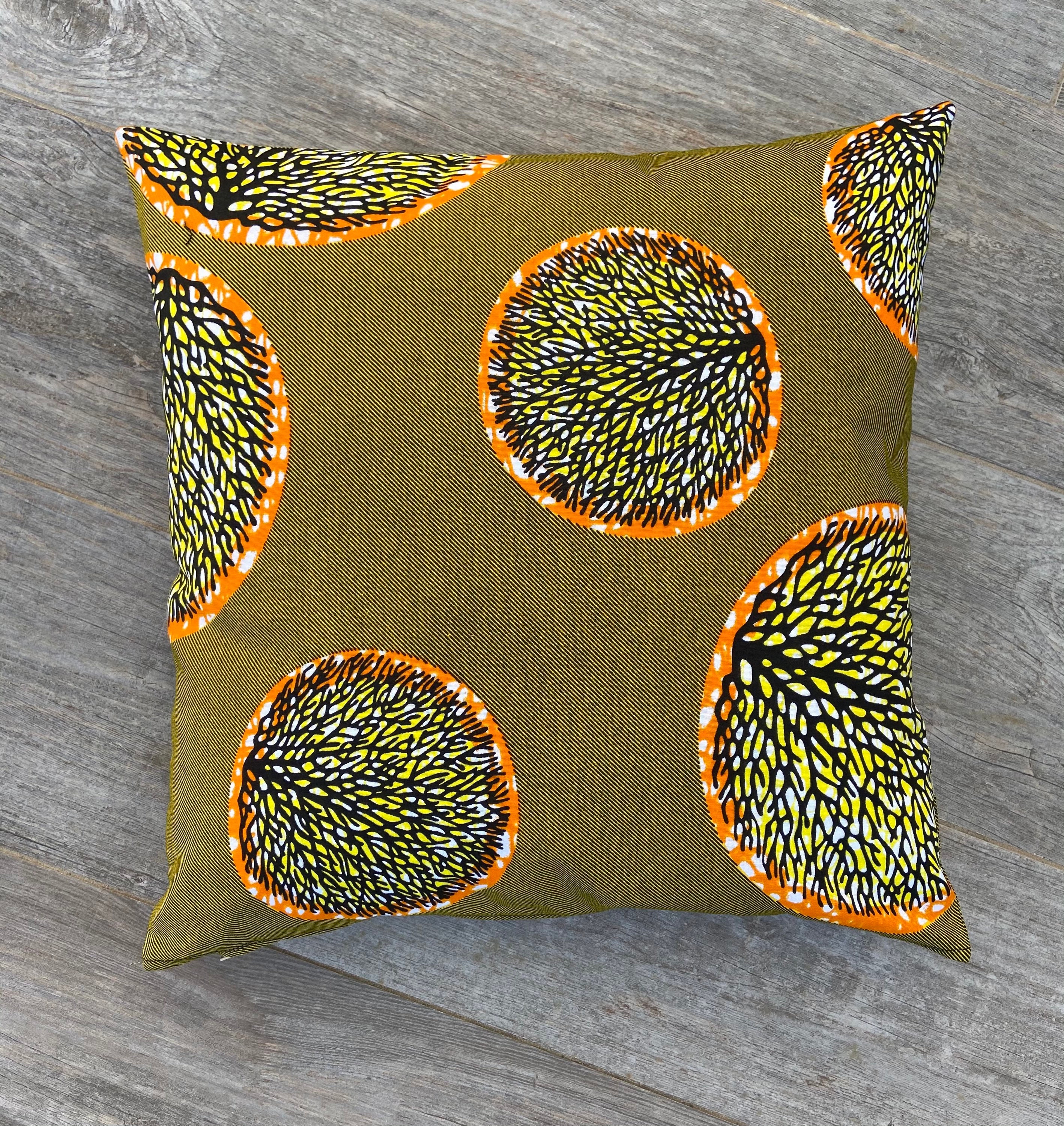 Coussins Wax 43/43 cm avec Fermeture Éclair et Coussin Fourni . Tous Les Coussins Sont Assortis à Le