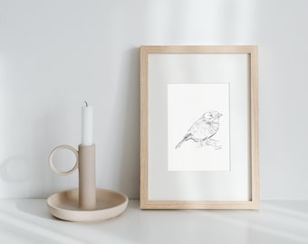Line Art Batis Print - Digital Download