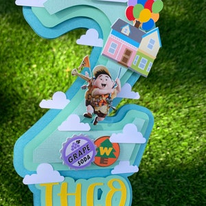 Décoration de gâteau Pixar Up, film d'anniversaire Up, décoration d'anniversaire UP image 4