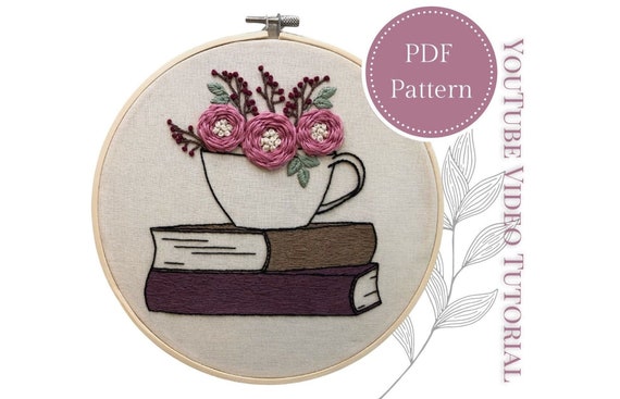 Hand Embroidery for Beginners, favorite Things PDF Pattern and
