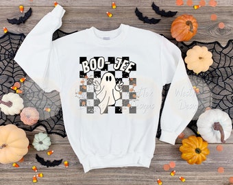boo-jee png, halloween design, cute ghost design, PNG, sublimation sweatshirt, transparent, boo-jee, digital design, dtf design
