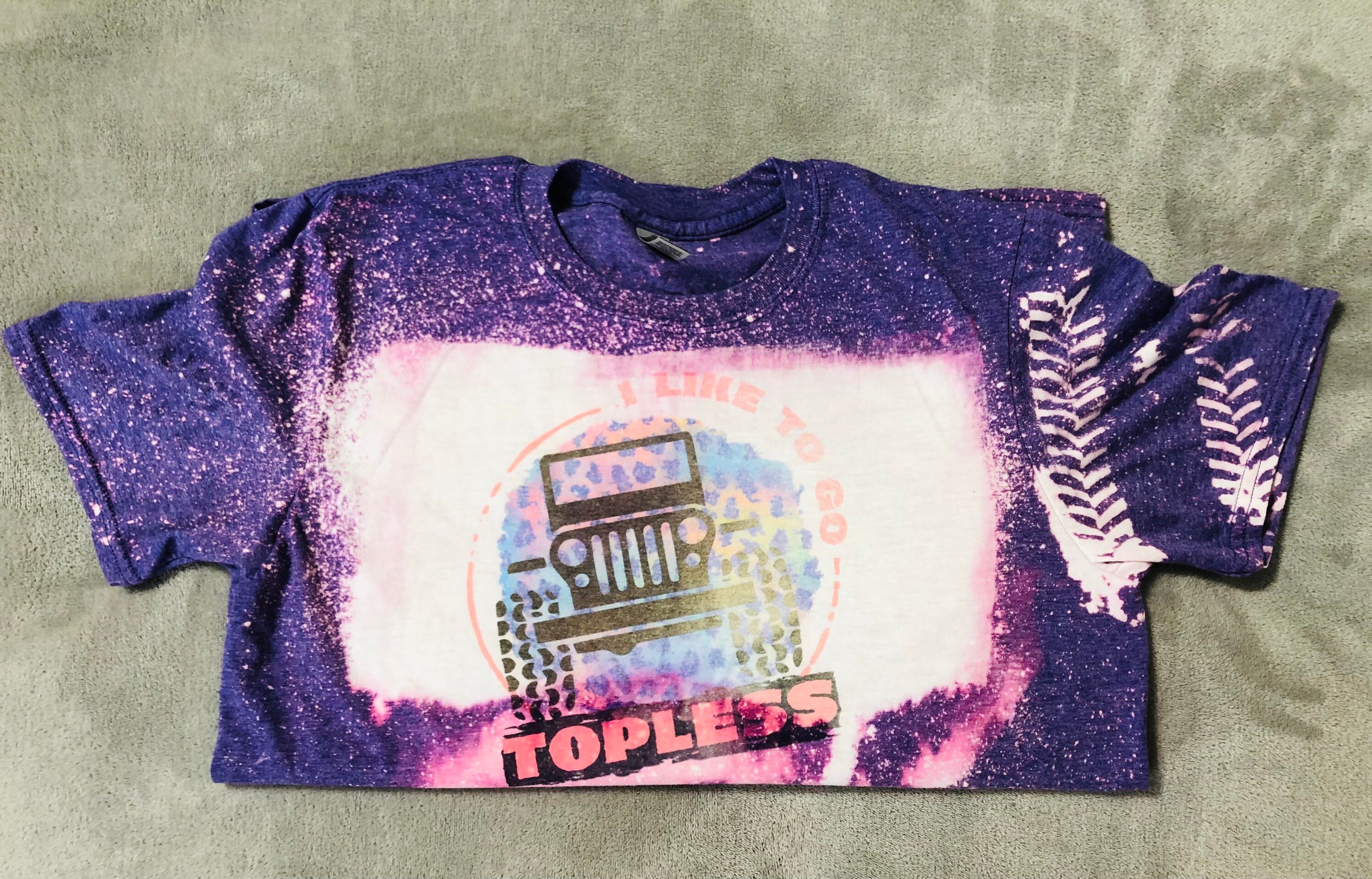 bleached jeep shirt