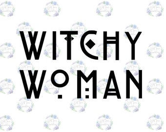 witchy woman, witch font, with png, halloween png, digital download, digital design, sublimation design, witchy, witch, tshirt design