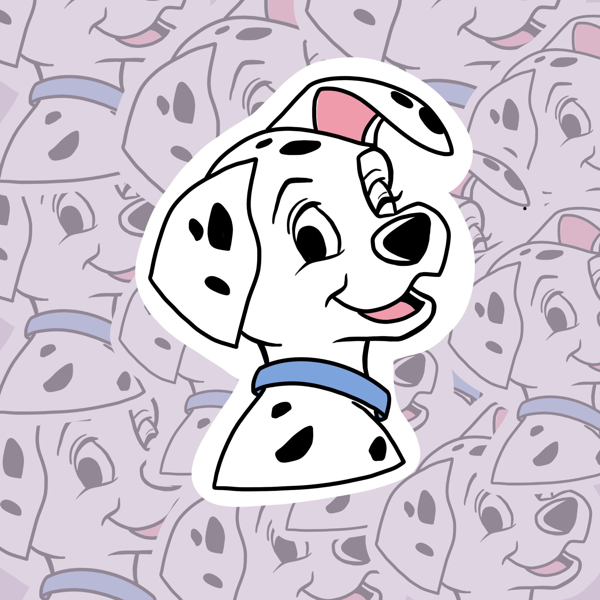 101 Dalmatian Sticker Etsy