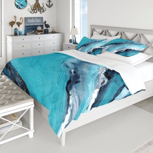 ClearloveWL Duvet Cover Set, Marble Printing Bedding Set Bedroom Soft  Double Bed Home Comfortable Duvet Cover Cover And Pillowcase (Color :  BDT0002, Size : EU Double-210x210cm) : : Home & Kitchen