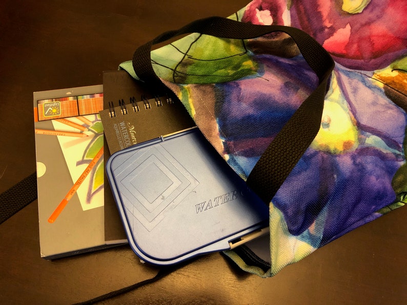 Available as Lined Purse or as Tote Bag Morning Glories Shoulder Bag Lovely Gift for Mom Spring Floral Purse Book Bag for Writer
