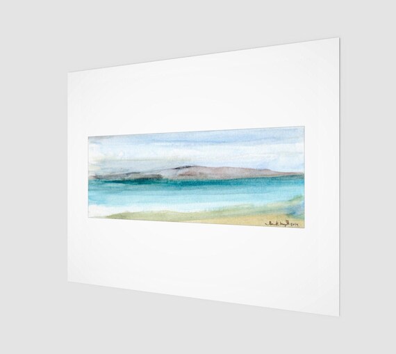 Kihei Watercolor 16x20 Fine Art Print Archival Quality Etsy