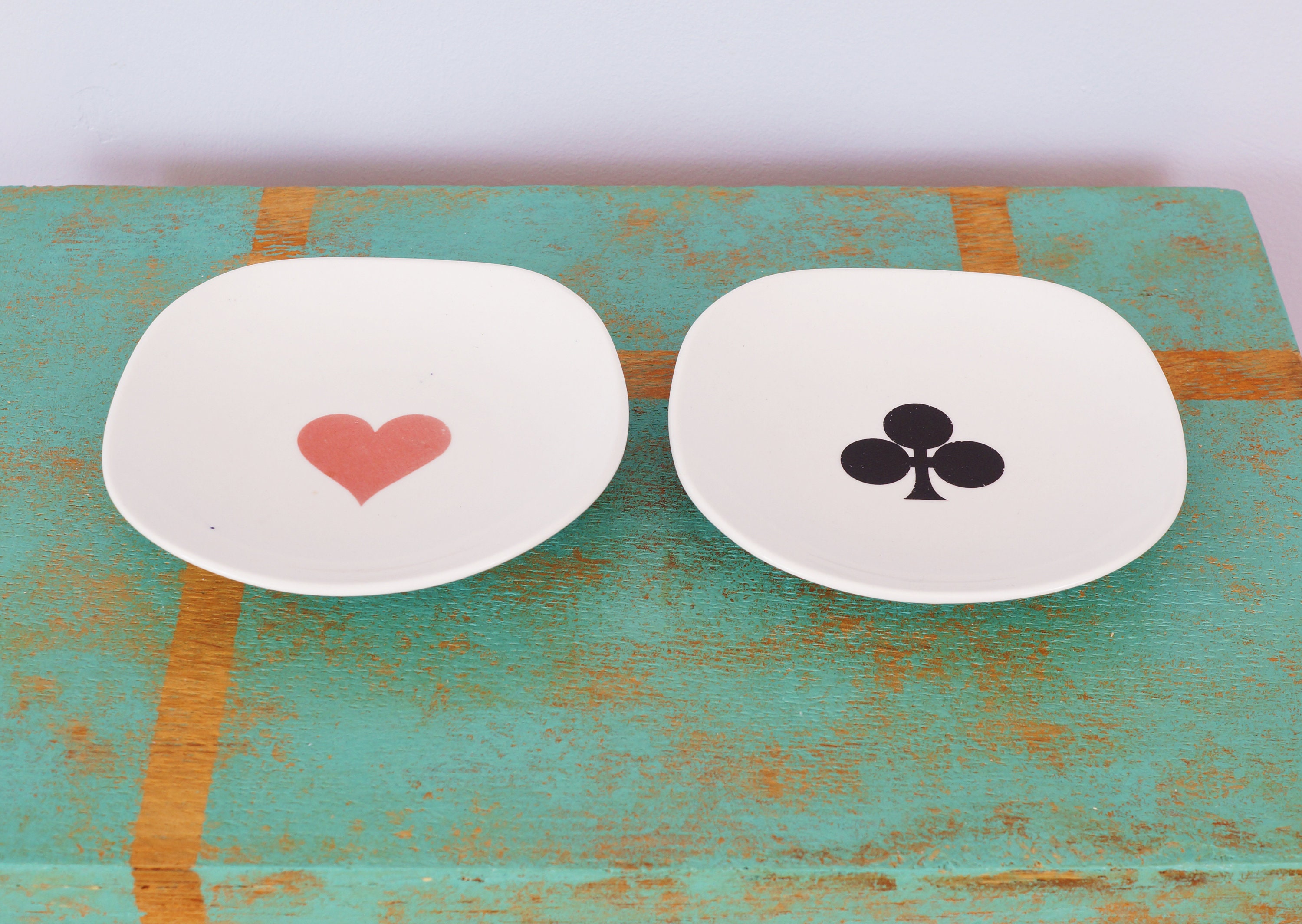 Lot de Deux Petites Assiettes/Vide Poches Vintage