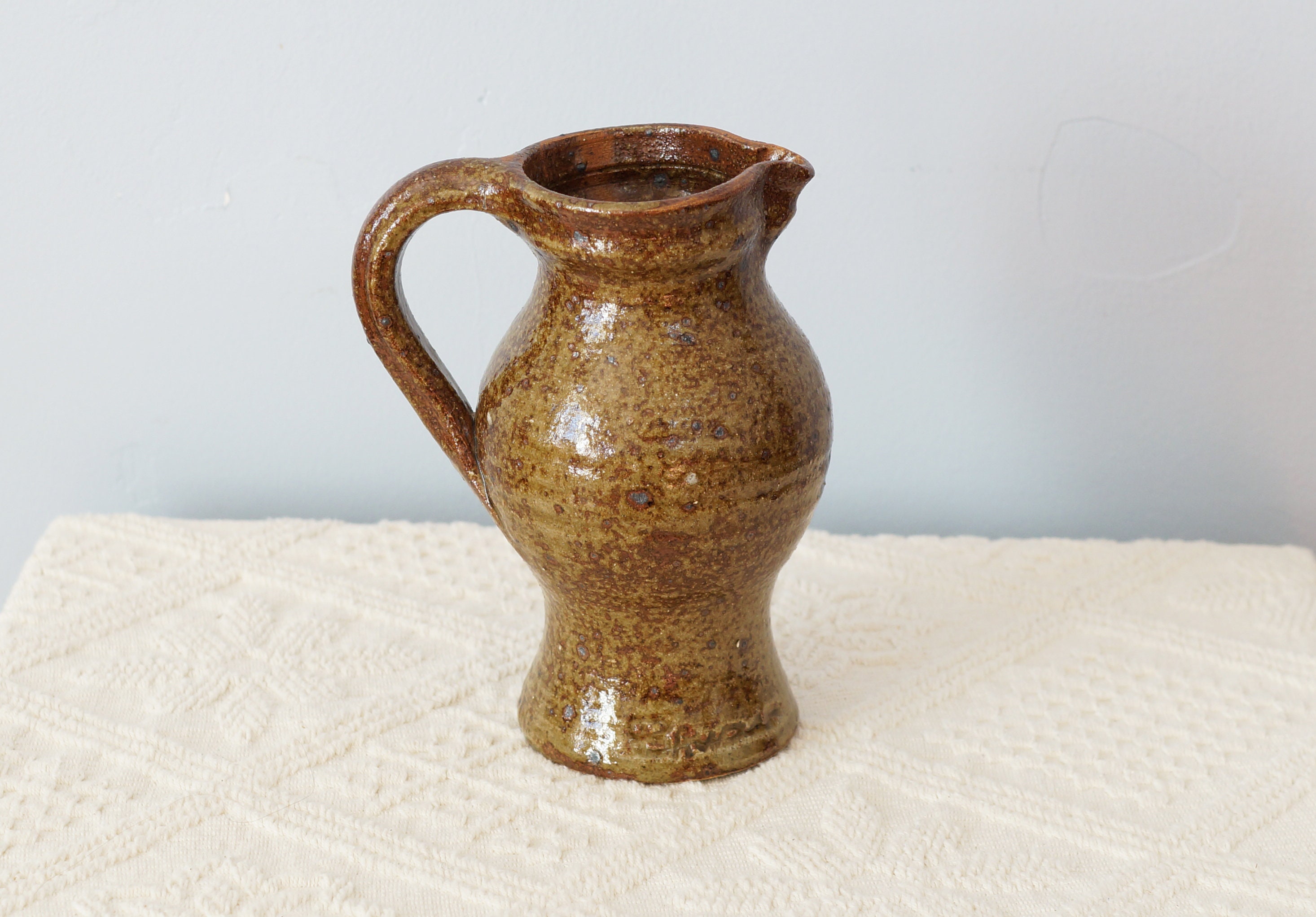 Vase ou Cruche en Grès Vintage