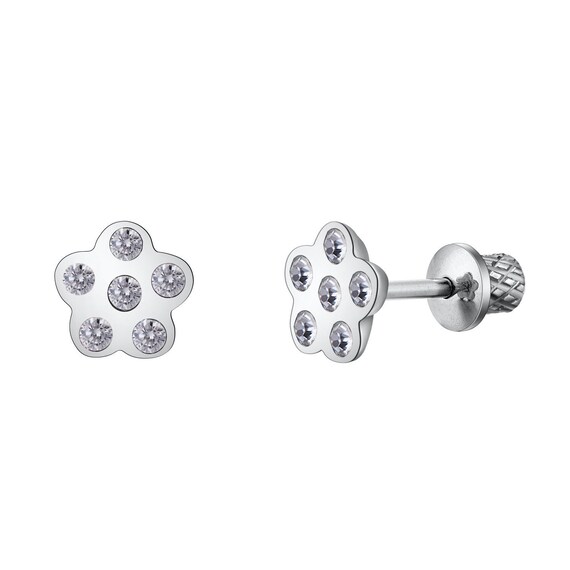 Little girl surgical steel earrings outlet