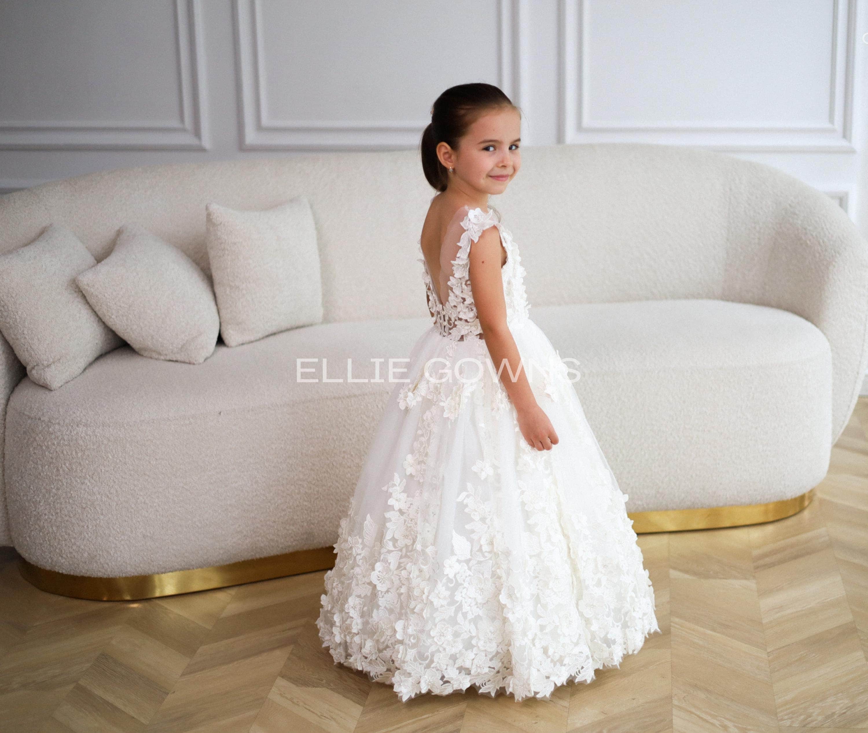cream color lace dress Baltic Born Womens Aphrodite Lace Dress | Vintage Cream main image 1