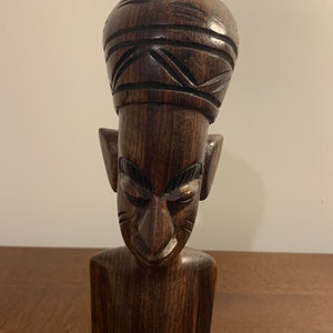 Carved  wood african