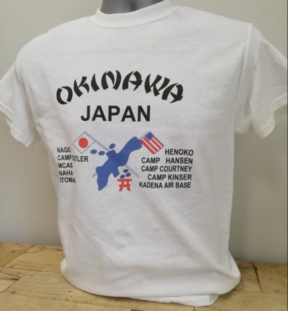 Okinawa Japan T Shirt White Sizes SMLXL2XL 128R New | Etsy