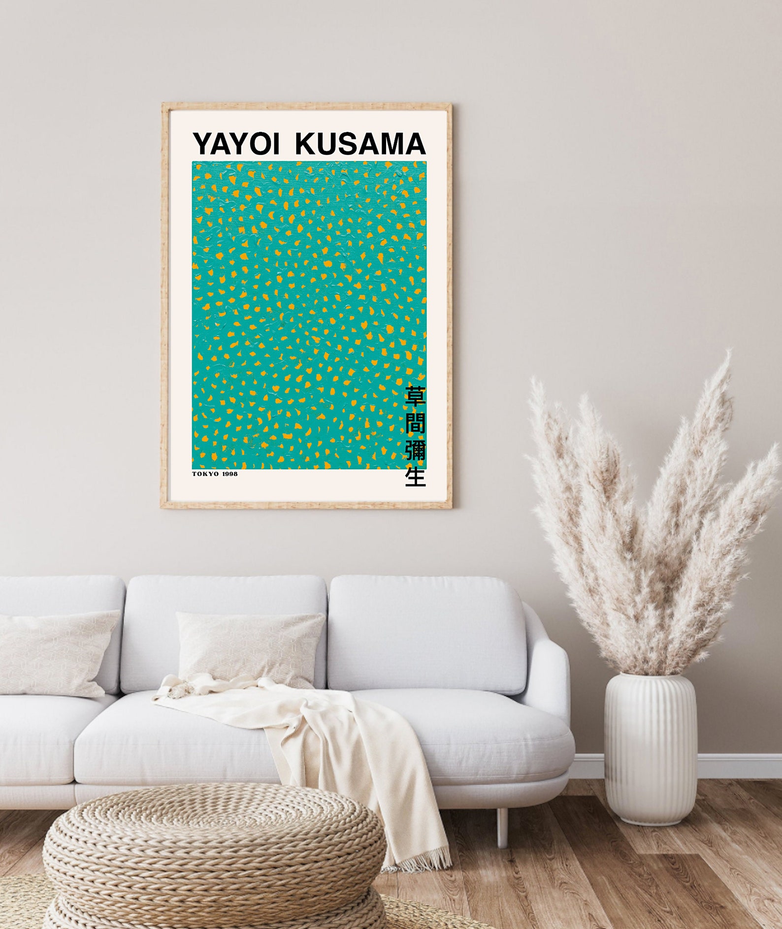 Yayoi Kusama Exhibition Poster Kusama Dots Yayoi Kusama Etsy