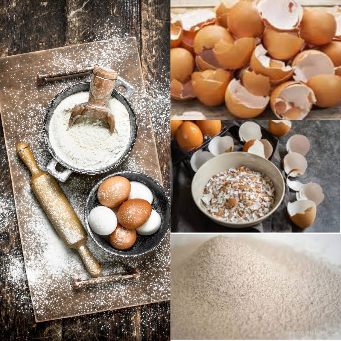 Calcium Powder Natural Egg Shell 100 Organic Non GMO 16 Oz Etsy