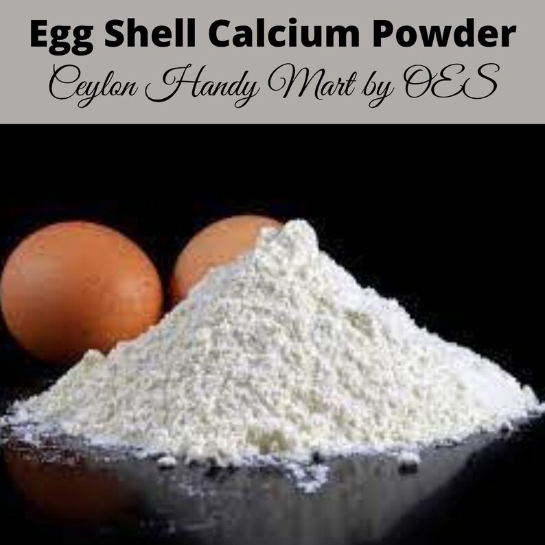 Calcium Powder Natural Egg Shell 100 Organic Non GMO 16 Oz Etsy