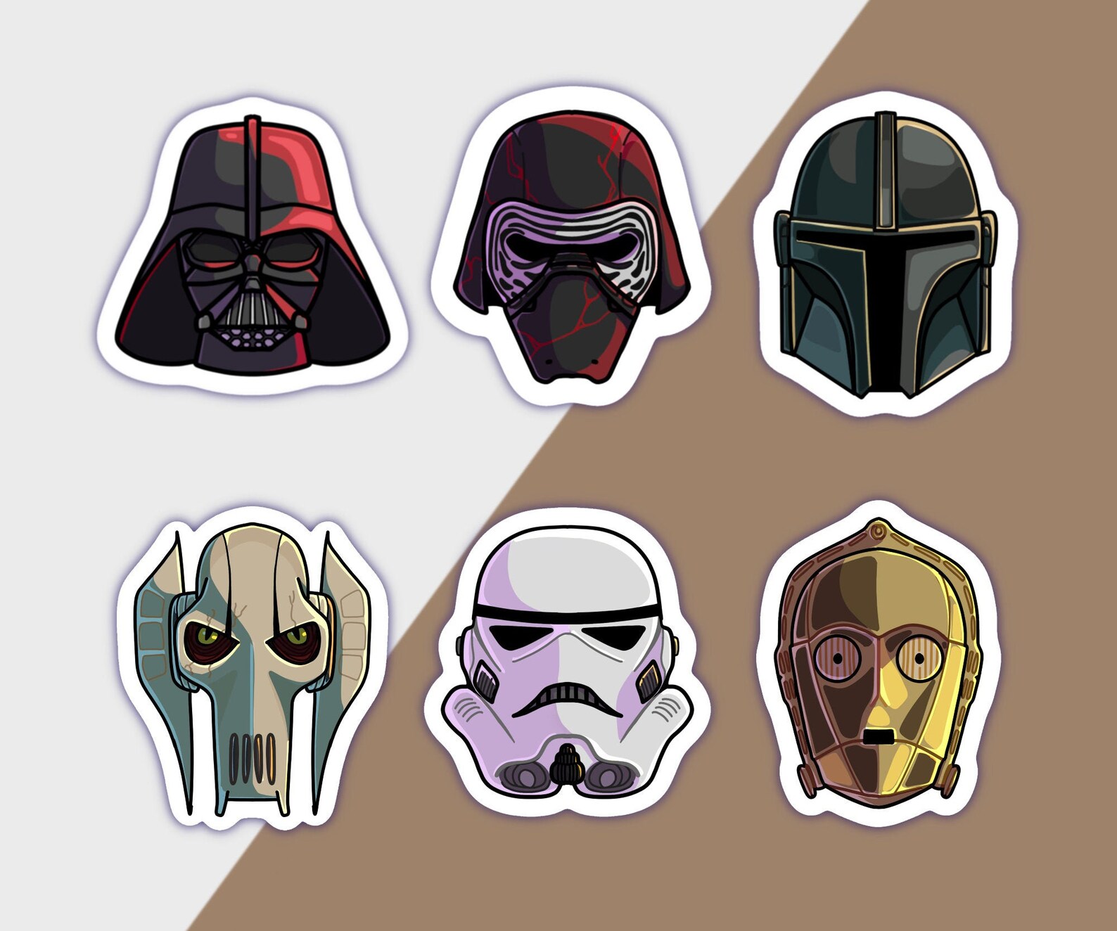 PACK STICKERS STARWARS/ Pack Stickers Starwars/ Stickers Etsy Australia