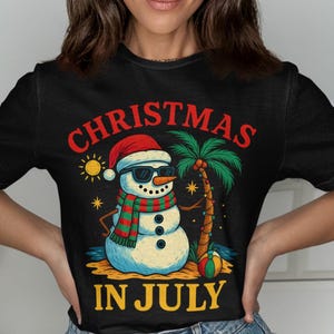 Christmas in July Snowman PNG, Christmas in July Sublimation, Summer Christmas png, Christmas in July PNG, Digital Download PNG