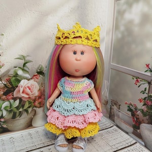 Knitted Outfit for 9&quot; Doll  Fashion Clothes