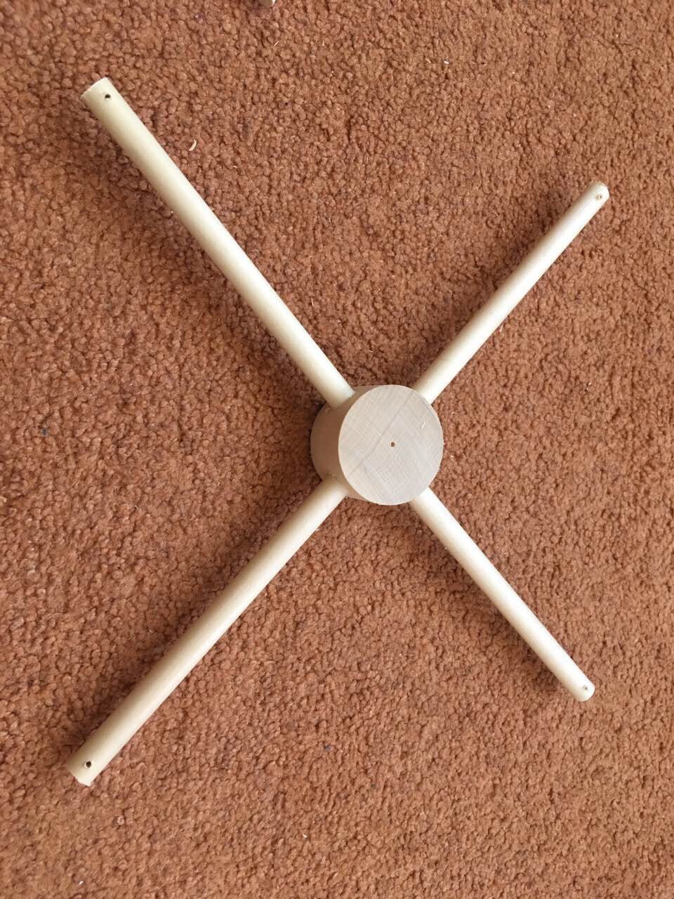 4 dowels mobile Wooden mobile hanger nursery decor mobile Etsy