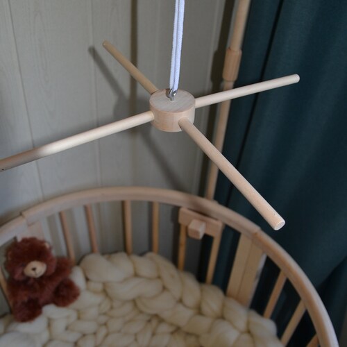 Wooden Mobile Kit DIY Mobile Nursery Hanger Wooden Baby DIY Etsy UK