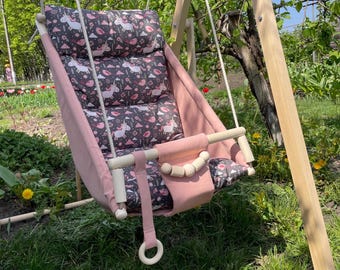 Baby swing 2 in 1, toddler swing, baby swing indoor, Kids swing,  baby girl gifts,  indoor swing, outdoor swing, garden swing