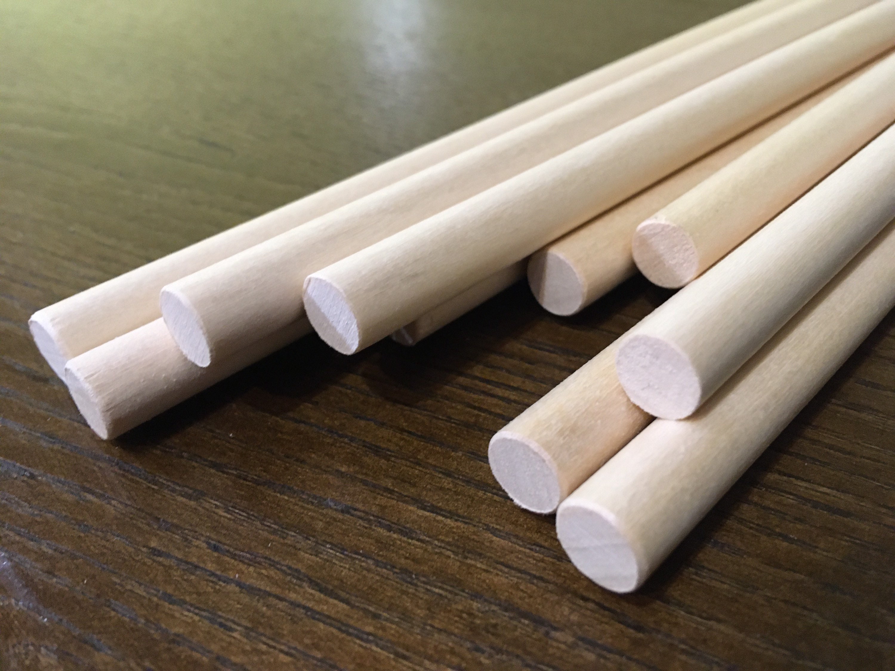 Wooden Stick wooden dowels 12pcs Unfinished Natural Wooden Etsy