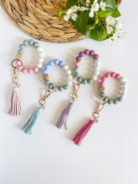 Wristlet Keychain Bracelet Keychain Wrist Key Holder Bangle Etsy