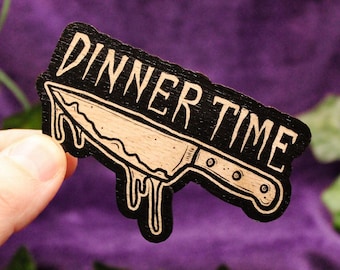Horror Wood Magnets: Spooky Halloween Fridge Decor
