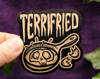 Horror Wood Magnets: Spooky Halloween Fridge Decor